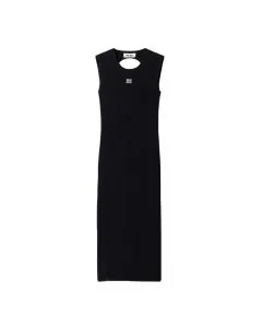 MIU MIU Viscose round-neck dress