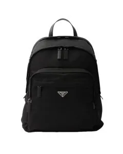 Prada Re-Nylon and Saffiano leather backpack