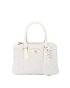 Prada Galleria shearling mini-bag