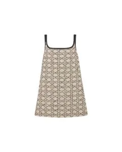 Dior Short Flared Cannage Dress
