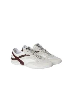 MIU MIU Gymnasium technical fabric and suede sneakers