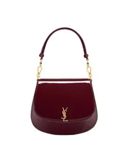 YSL VOLTAIRE TOP HANDLE in patent leather