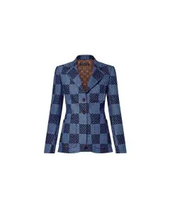 LV Damier Denim Preppy Blazer