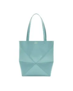 LOEWE Medium Puzzle Fold tote in shiny calfskin