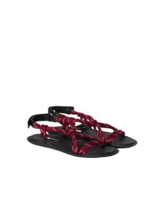 MIU MIU Riviere cord and leather sandals