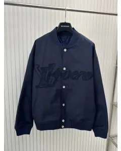 LV Embroidered Cotton Bomber
