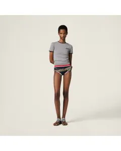 MIU MIU Technical yarn crew-neck sweater