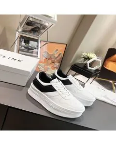 CELINE - BLOCK SNEAKERS WITH WEDGE in CALFSKIN