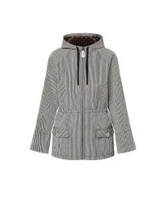 LV Striped Hooded Parka