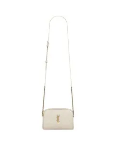YSL GABY ZIPPERED POUCH IN LAMBSKIN