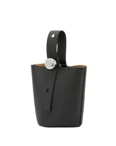 LOEWE Mini Pebble Bucket bag in soft grained calfskin