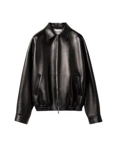 MIU MIU Plongé nappa leather jacket