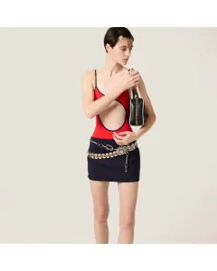 MIU MIU Technical yarn miniskirt