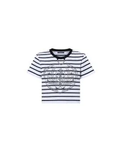 LV Striped Anchor Crop Top 