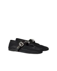 MIU MIU Mesh fabric ballerinas