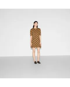 Gucci GG wool bouclé jacquard dress