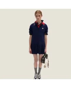 MIU MIU Wool and cashmere polo dress
