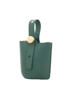 LOEWE Mini Pebble bucket in smooth calfskin