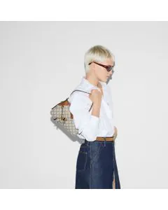 Gucci GG Emblem small shoulder bag