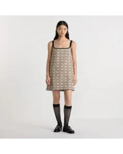 Dior Short Flared Cannage Dress