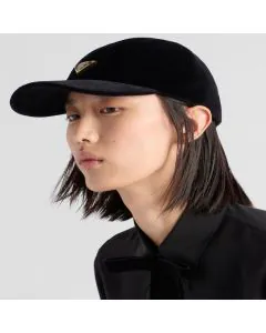 Prada Velvet baseball cap