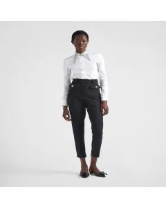 Prada Embroidered poplin shirt