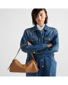 Prada Aimée medium leather shoulder bag