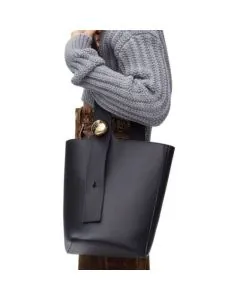 LOEWE Medium Pebble bucket in smooth calfskin