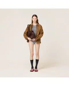 MIU MIU Suede blouson jacket