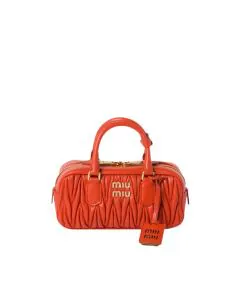 MIU MIU Arcadie matelassé nappa leather bag