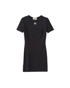 MIU MIU Stretch jersey minidress