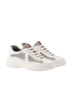 Prada America's Cup Soft rubber and bike fabric sneakers