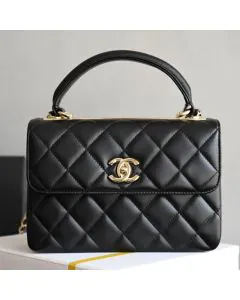 CHANEL Flap Bag with Top Handle