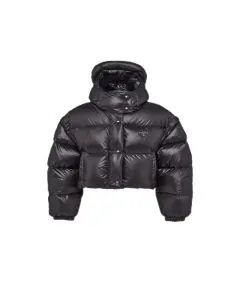 Prada Re-Nylon convertible cropped down jacket