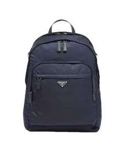 Prada Re-Nylon and Saffiano leather backpack