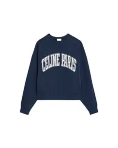 oversized Celine sweatshirt in cotton fleece