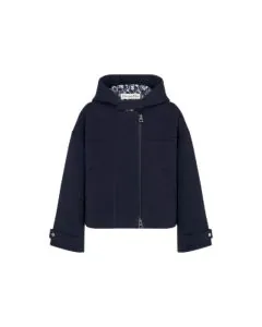 Dior Zipped Peacoat with Hood