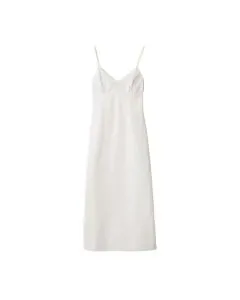 MIU MIU Embroidered slubbed canvas maxi-dress