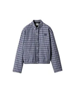MIU MIU Checked fabric blouson jacket