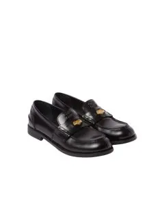 MIU MIU Brushed leather penny loafers