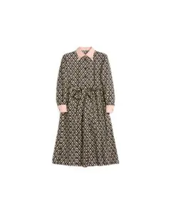 Valentino TWILL TOUTE LA V MIDI DRESS
