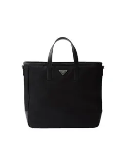 Prada Re-Nylon and Saffiano leather tote bag