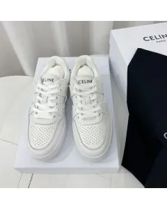 CELINE TRAINER CT-04 LOW LACE-UP SNEAKER in CALFSKIN