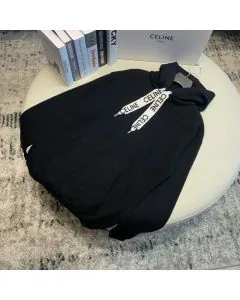 CELINE LOOSE HOODIE IN COTTON FLEECE