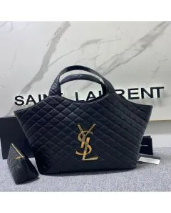 YSL ICARE maxi shopping bag in quilted lambskin