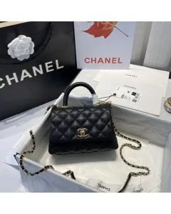 CHANEL Mini Flap Bag with Top Handle