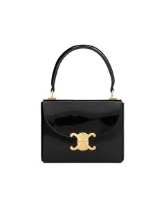 Celine SMALL BOX BLANDINE IN PATENT CALFSKIN