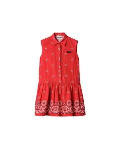 MIU MIU Slubbed poplin mini-dress