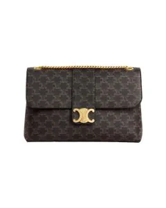 LARGE CELINE VICTOIRE BAG IN TRIOMPHE CANVAS