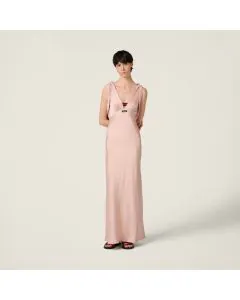 MIU MIU Long satin dress